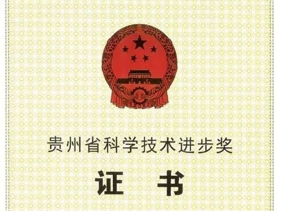 重大突破！！！买球官网这位老师荣获贵州省科学技术进步奖一等奖